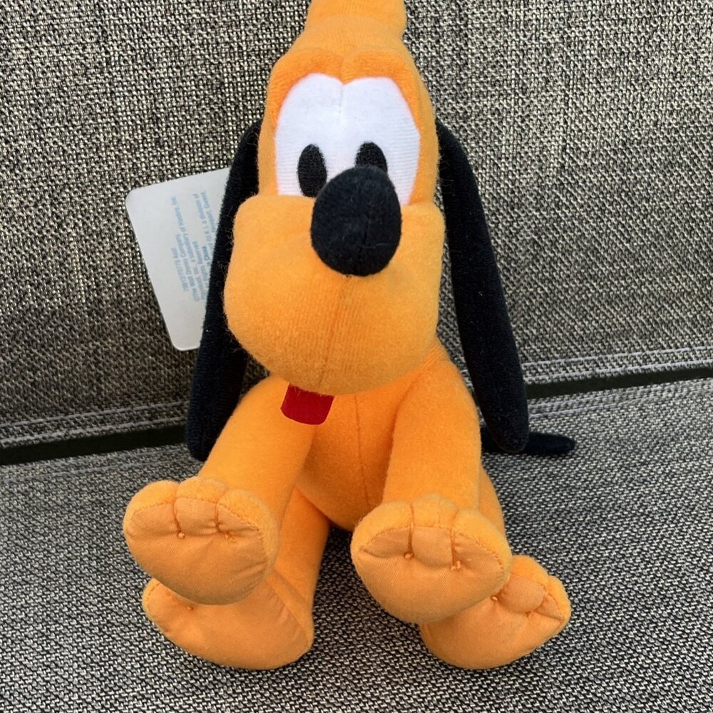 Vintage Pluto Disney‎ plush stuffed Dog animal Playskool with tags 7.5"